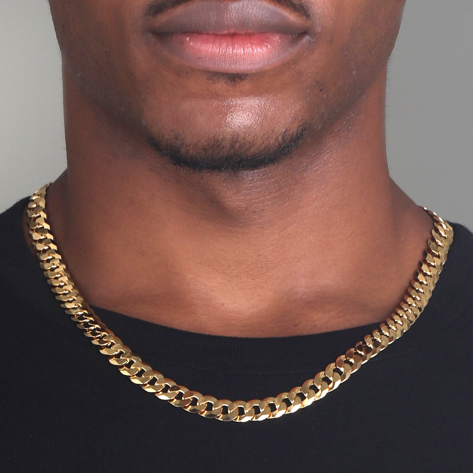 10mm-Flat-Cuban-Link-Chain-Yellow-Gold-b 10mm Flat Cuban Link Chain Yellow Gold b