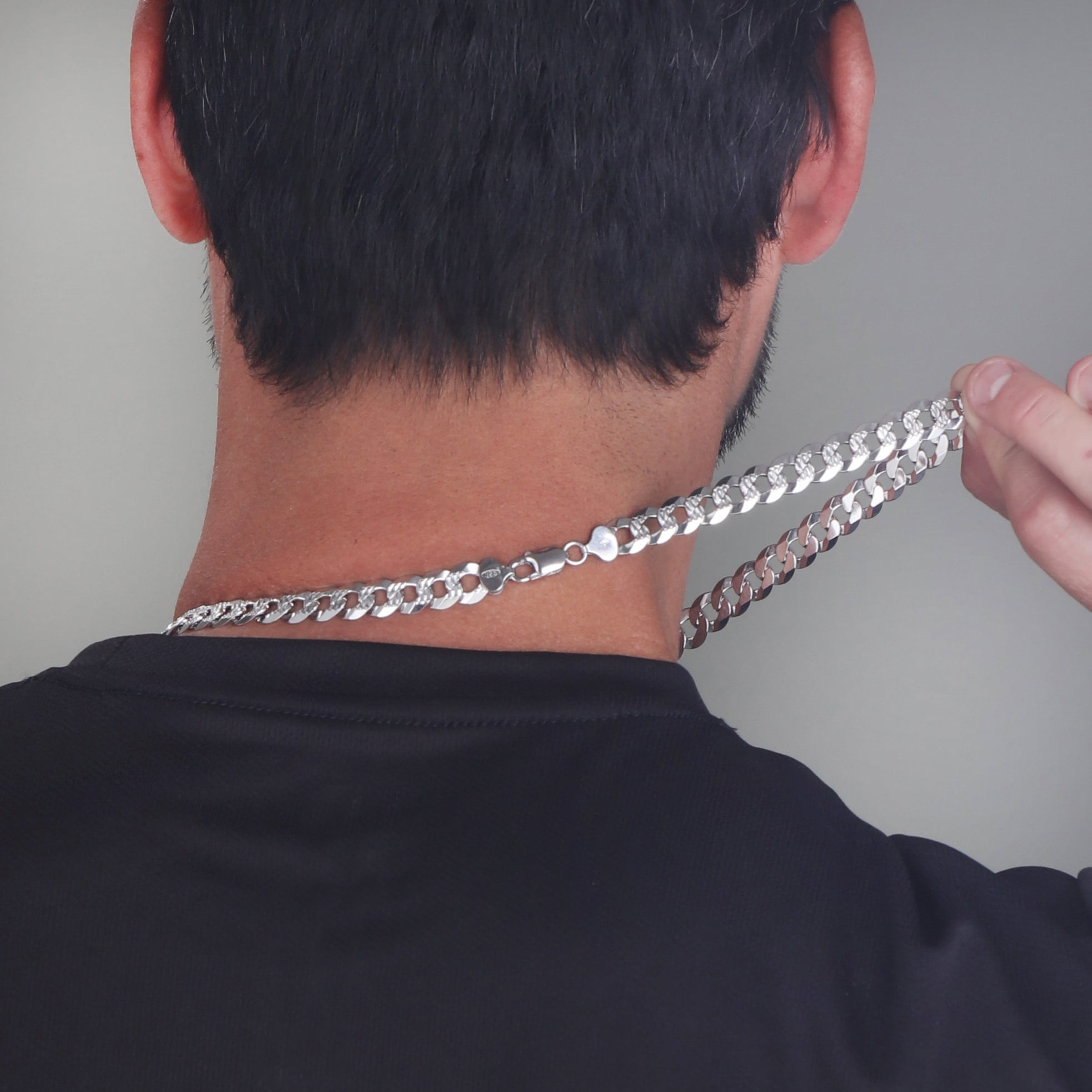 10mm-Flat-Cuban-Link-Diamond-Cut-Chain-e 10mm Flat Cuban Link Diamond Cut Chain e