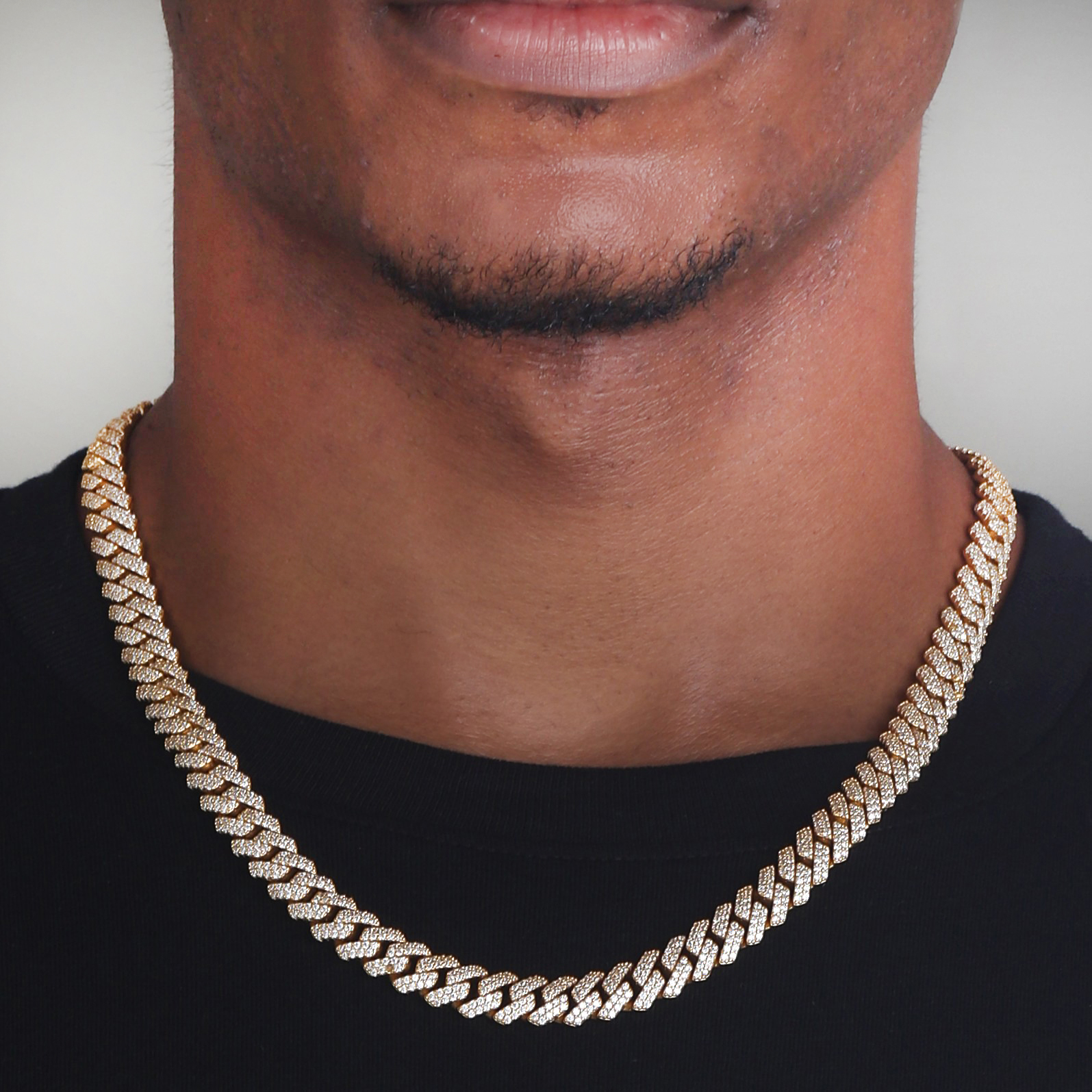 10mm-Iced-Out-Cuban-Link-Chain-Yellow-Gold-b 10mm Iced Out Cuban Link Chain Yellow Gold b