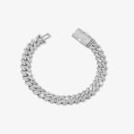 10mm Iced out Cuban Link Bracelet a