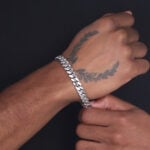 10mm Italian Miami cuban Lobster Clasp Bracelet b