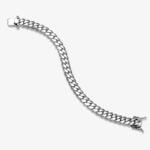 10mm Premium Cuban Link Box Clasp Bracelet - a