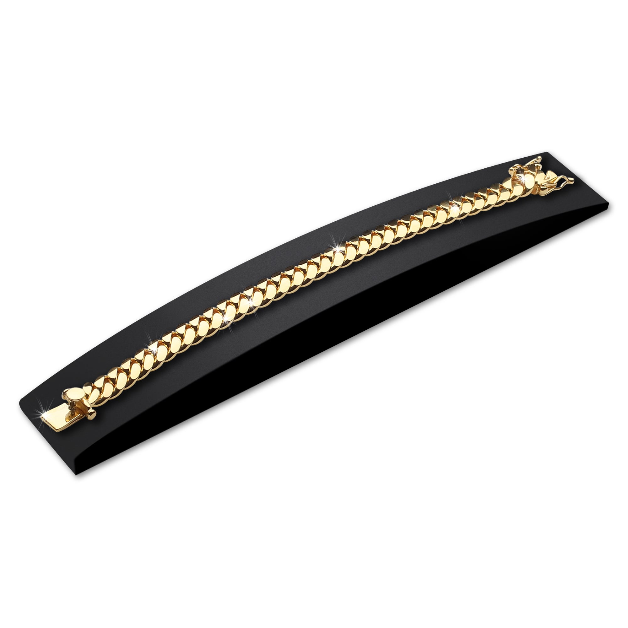 10mm-Premium-Cuban-Link-Box-Clasp-Bracelet-yellow-gold-d 10mm Premium Cuban Link Box Clasp Bracelet yellow gold d