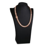 10mm Premium Cuban Link Box Clasp Chain Rose Gold c