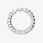 12.5mm flat cuban link bracelet - a1