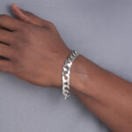 12.5mm flat cuban link bracelet b1
