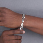 12.5mm flat cuban link bracelet c1