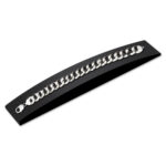 12.5mm flat cuban link bracelet e