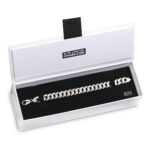 12.5mm flat cuban link bracelet f