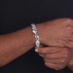 12mm Miami Cuban Link Lobster Clasp Bracelet c