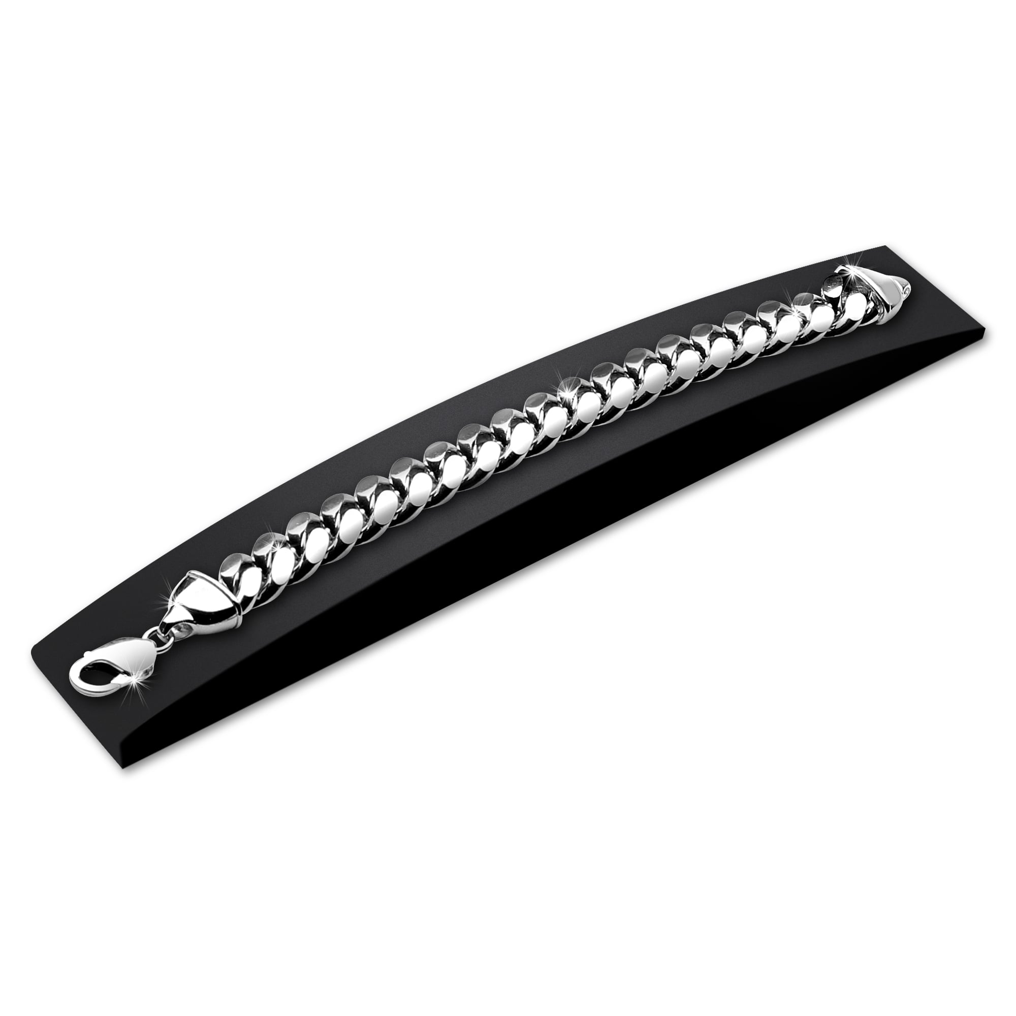 12mm-Miami-Cuban-Link-Lobster-Clasp-Bracelet-d 12mm Miami Cuban Link Lobster Clasp Bracelet d