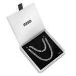 13mm Flat Cuban Link Diamond Cut Chain d