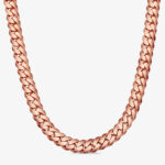 15mm Premium Cuban Link Chain Rose Gold - a