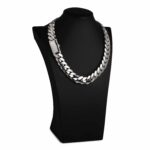 20mm Premium Miami Cuban Link Snap Clasp Chain b