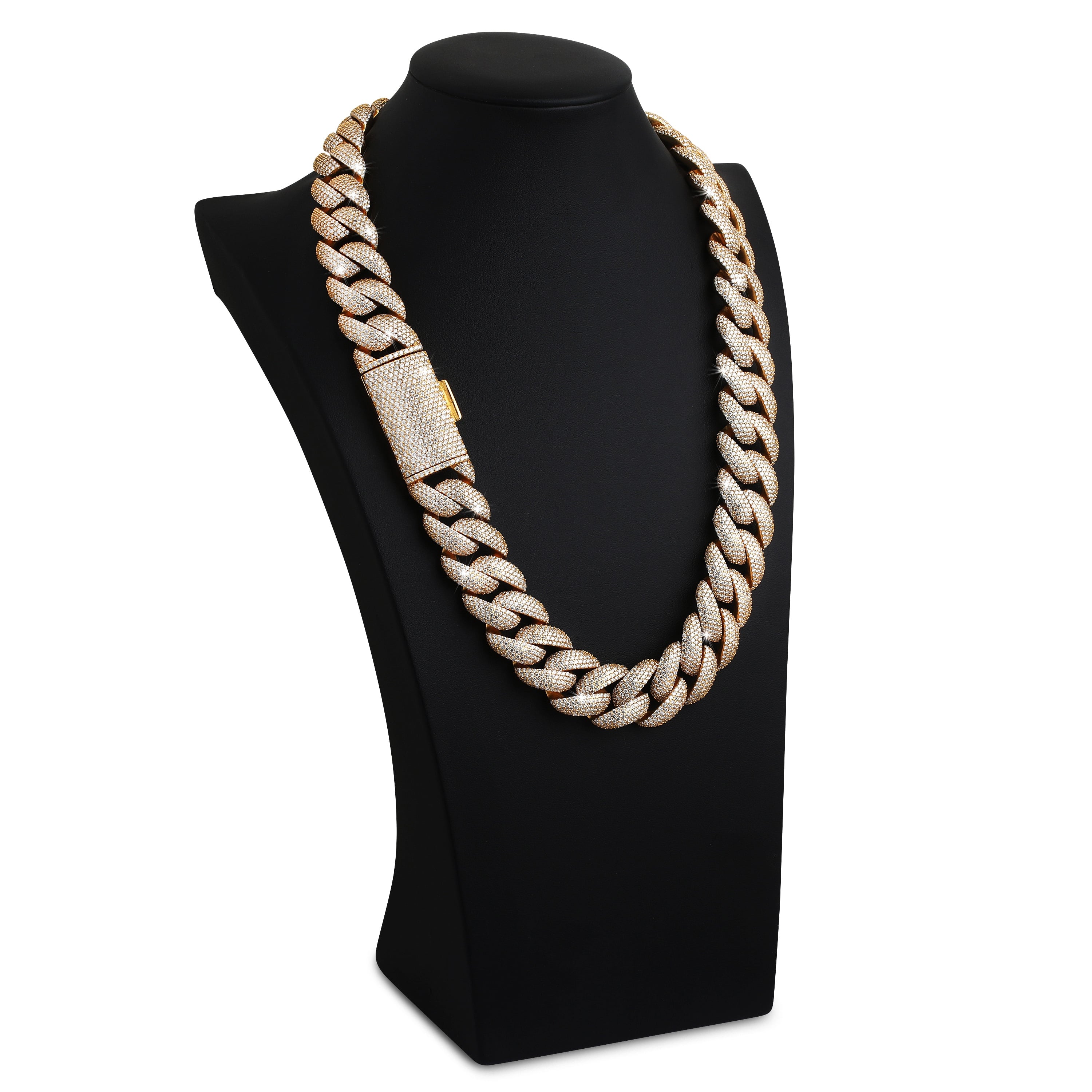 23mm-Iced-Out-Cuban-Link-Chain-Yellow-Gold-d 23mm Iced Out Cuban Link Chain Yellow Gold d