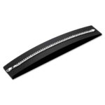 5mm Flat Cuban Link Bracelet Rhodium c