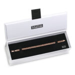5mm Flat Cuban Link Bracelet Rose Gold f