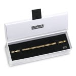 5mm Flat Cuban Link Bracelet Yellow Gold f