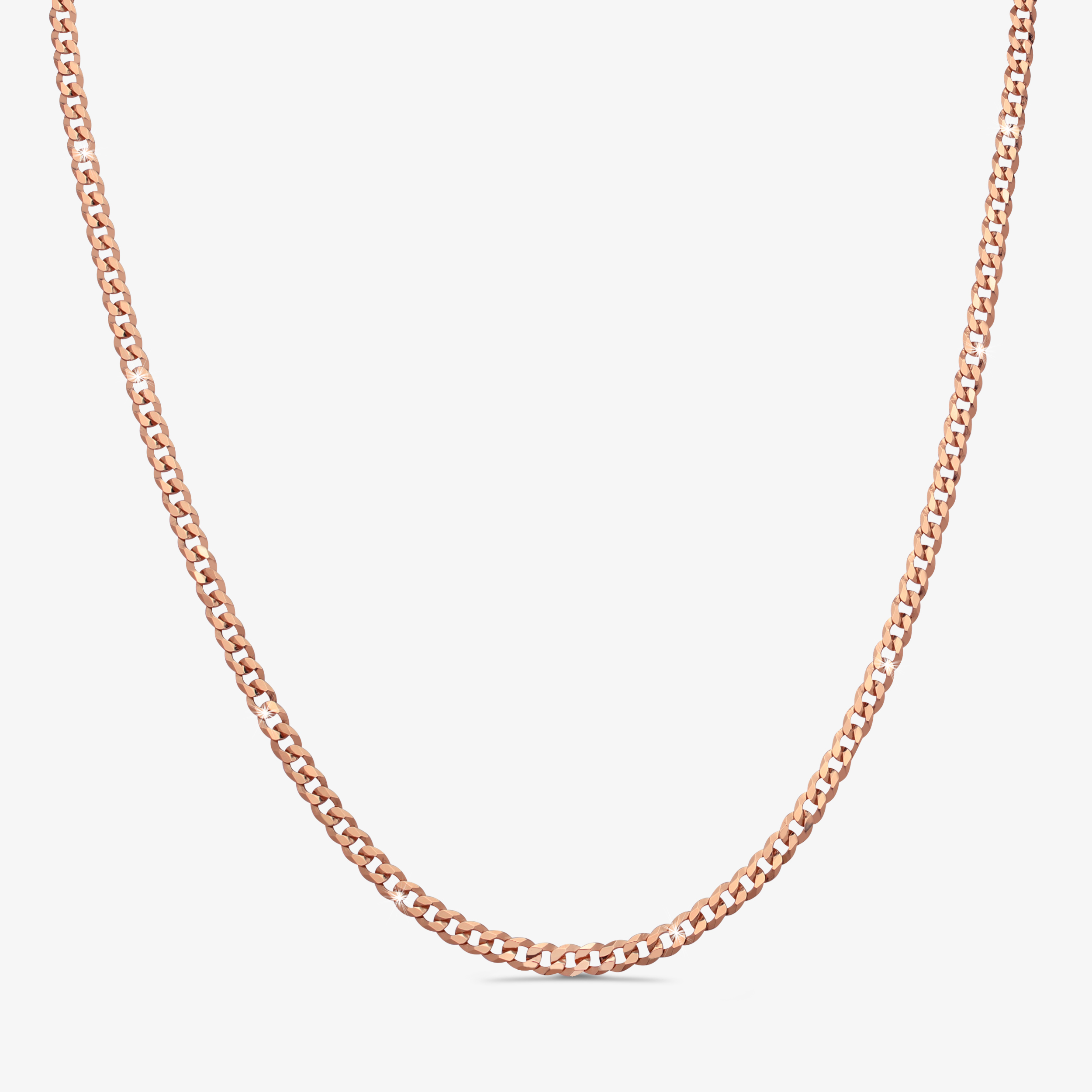 5mm-Italian-Sterling-Silver-Flat-Cuban-Chain-18kt-rose-gold-a 5mm Italian Sterling Silver Flat Cuban Chain 18kt rose gold - a