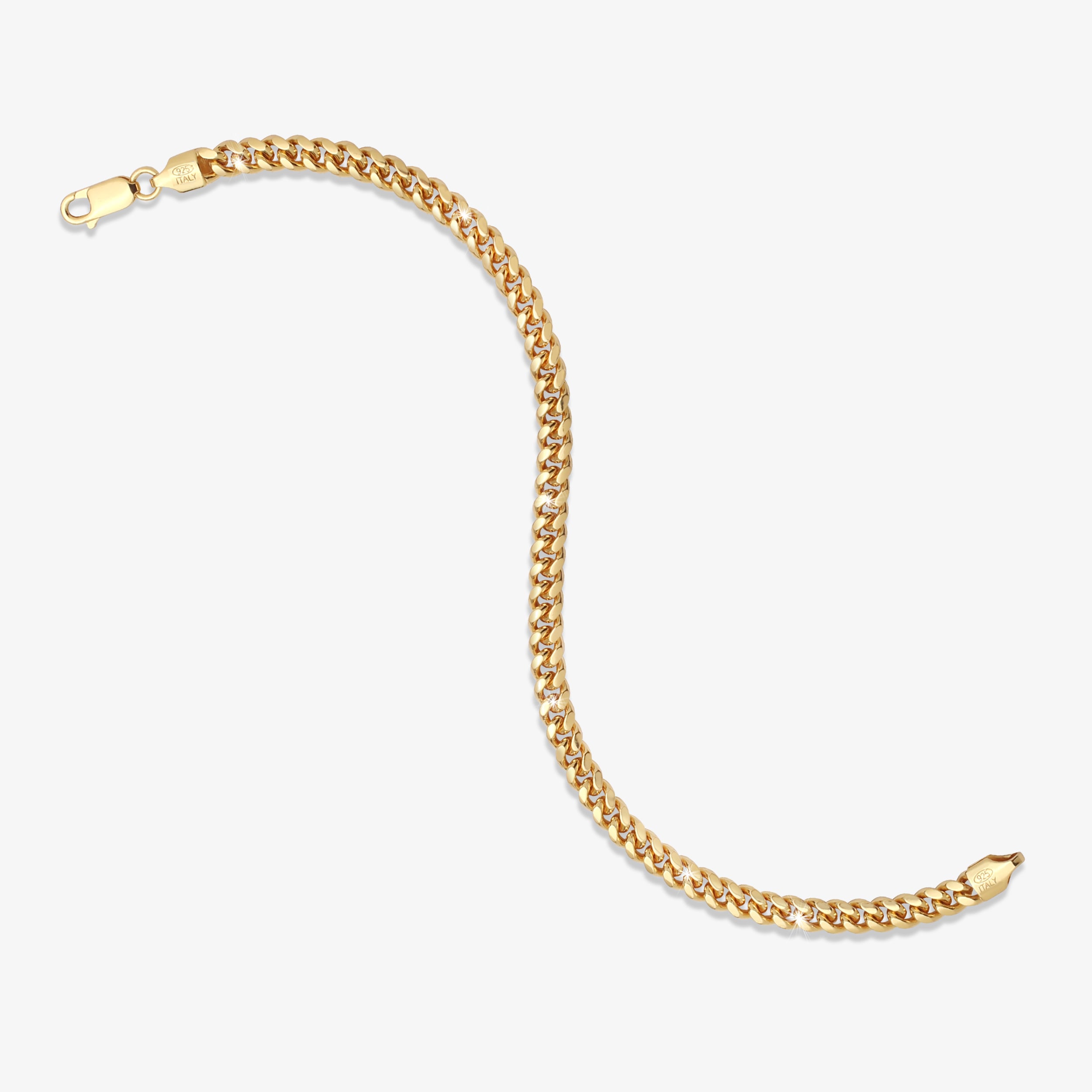 5mm-Miami-Cuban-Lobster-Clasp-Bracelet-Yellow-Gold-f 5mm Miami Cuban Lobster Clasp Bracelet Yellow Gold f