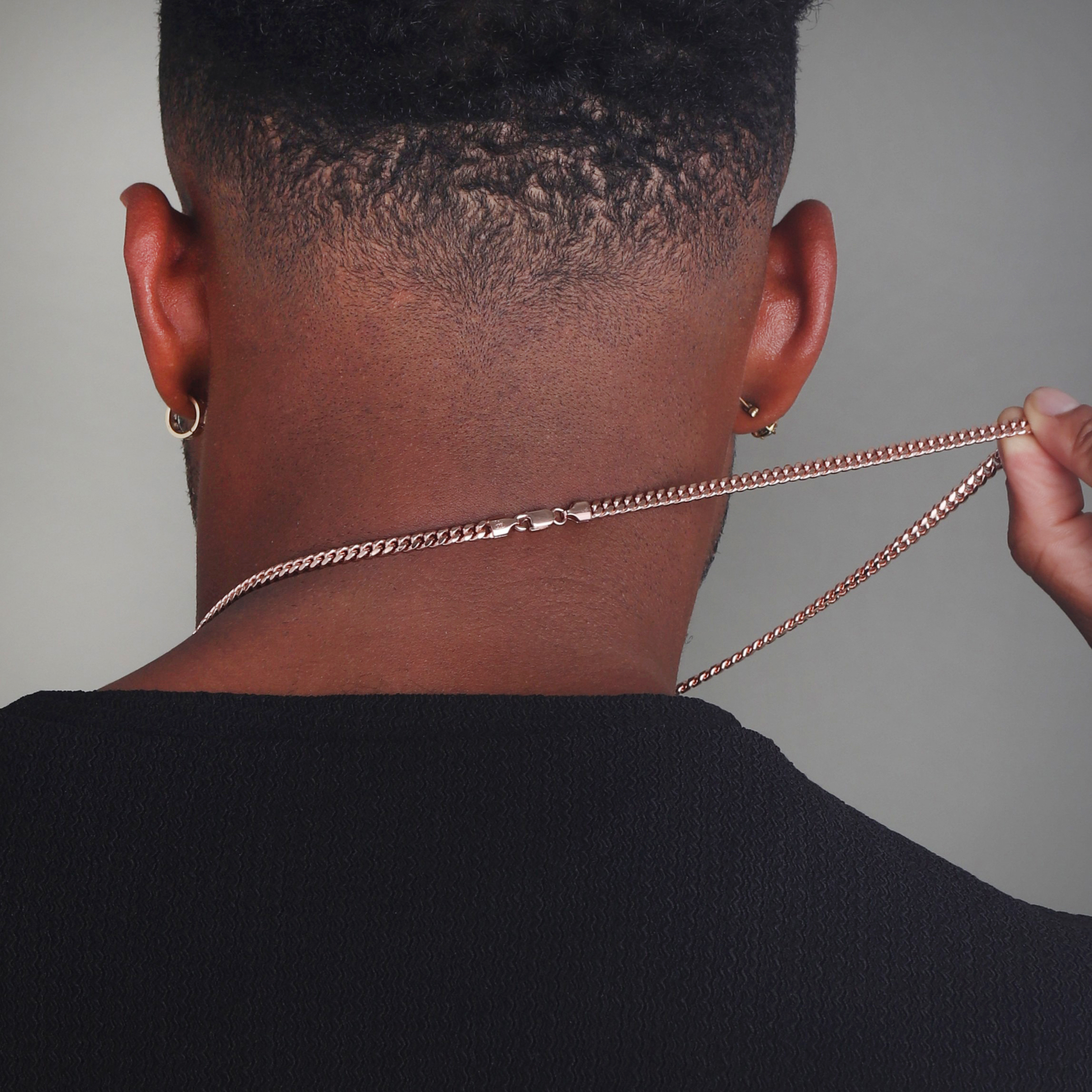 5mm-Silver-Cuban-Link-Lobster-Chain-Rose-Gold-c1 5mm Silver Cuban Link Lobster Chain Rose Gold c1