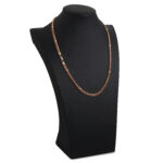 5mm Silver Cuban Link Lobster Chain Rose Gold d