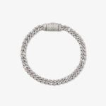6mm Iced Out Cuban Link Bracelet a