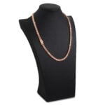6mm Iced Out Cuban Link Chain Rose Gold d