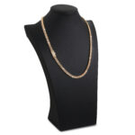 6mm Iced Out Cuban Link Chain Yellow Gold d