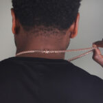 6mm Silver Cuban Link Box Clasp Chain Rose Gold c