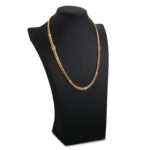 6mm Silver Cuban Link Box Clasp Chain Yellow Gold d