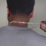 6mm Silver Cuban Link Box Clasp Chain c