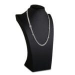 6mm Silver Cuban Link Box Clasp Chain d