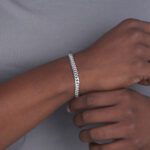 6mm cuban link bracelet box clasp b