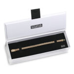 6mm iced out cuban link bracelet yellow gold f