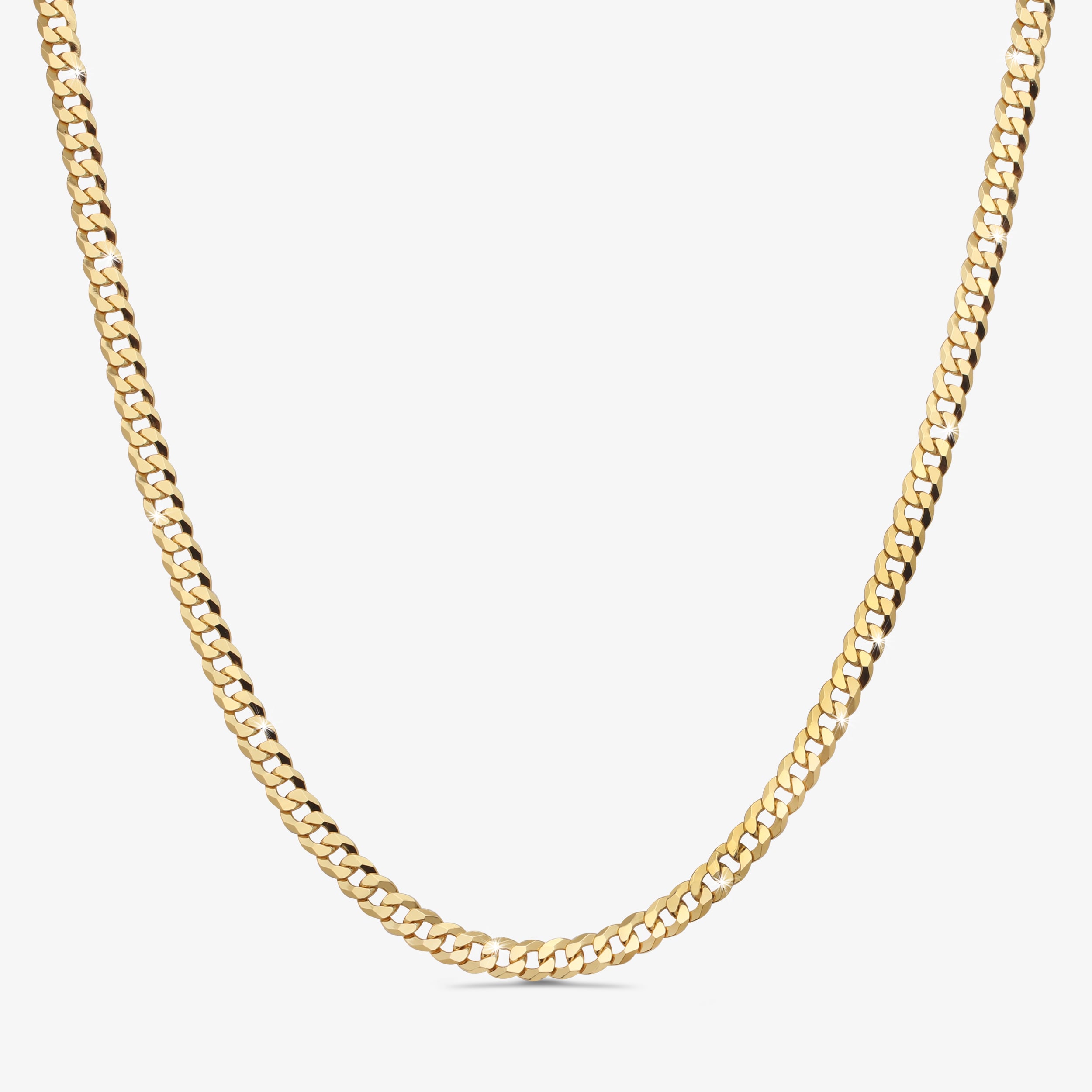 7mm-Flat-Cuban-Link-Chain-Yellow-Gold-a 7mm Flat Cuban Link Chain Yellow Gold - a