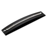 7mm Flat Cuban Link Diamond Cut Bracelet Rhodium d