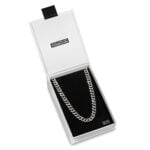 7mm Flat Cuban Link Diamond Cut Chain e