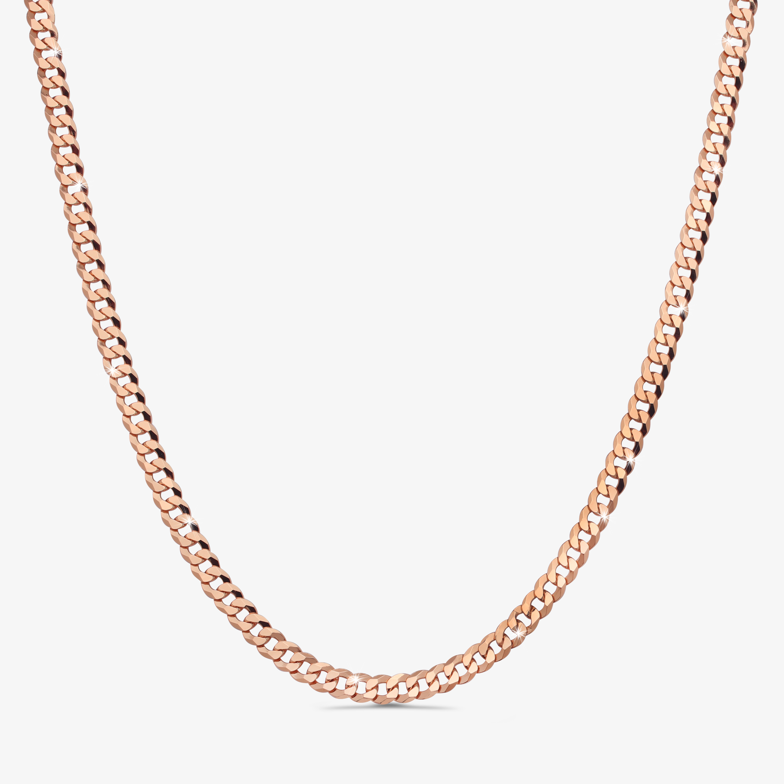 7mm-Italian-Sterling-Silver-Flat-Cuban-Chain-18kt-rose-gold-a 7mm Italian Sterling Silver Flat Cuban Chain 18kt rose gold - a