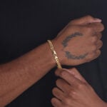 7mm Miami Cuban Lobster Clasp Bracelet Yellow Gold c