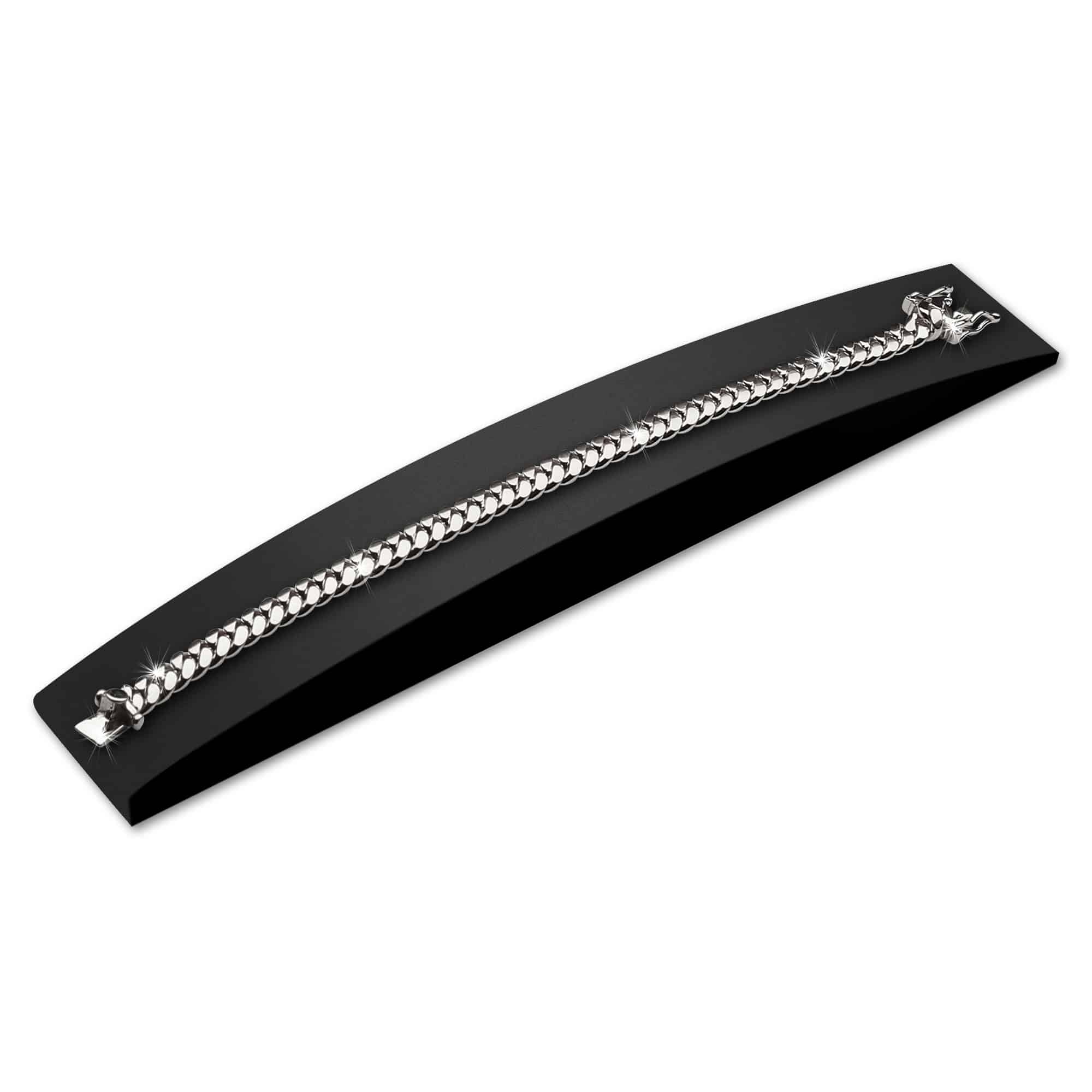 7mm Premium Cuban Link Box Clasp Bracelet b