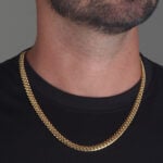 7mm Premium Cuban Link Chain Rose Gold b 1