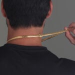 7mm Premium Cuban Link Chain Rose Gold c 1