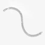7mm flat cuban link bracelet c