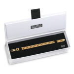 9mm Miami Cuban Lobster Clasp Bracelet Yellow Gold f
