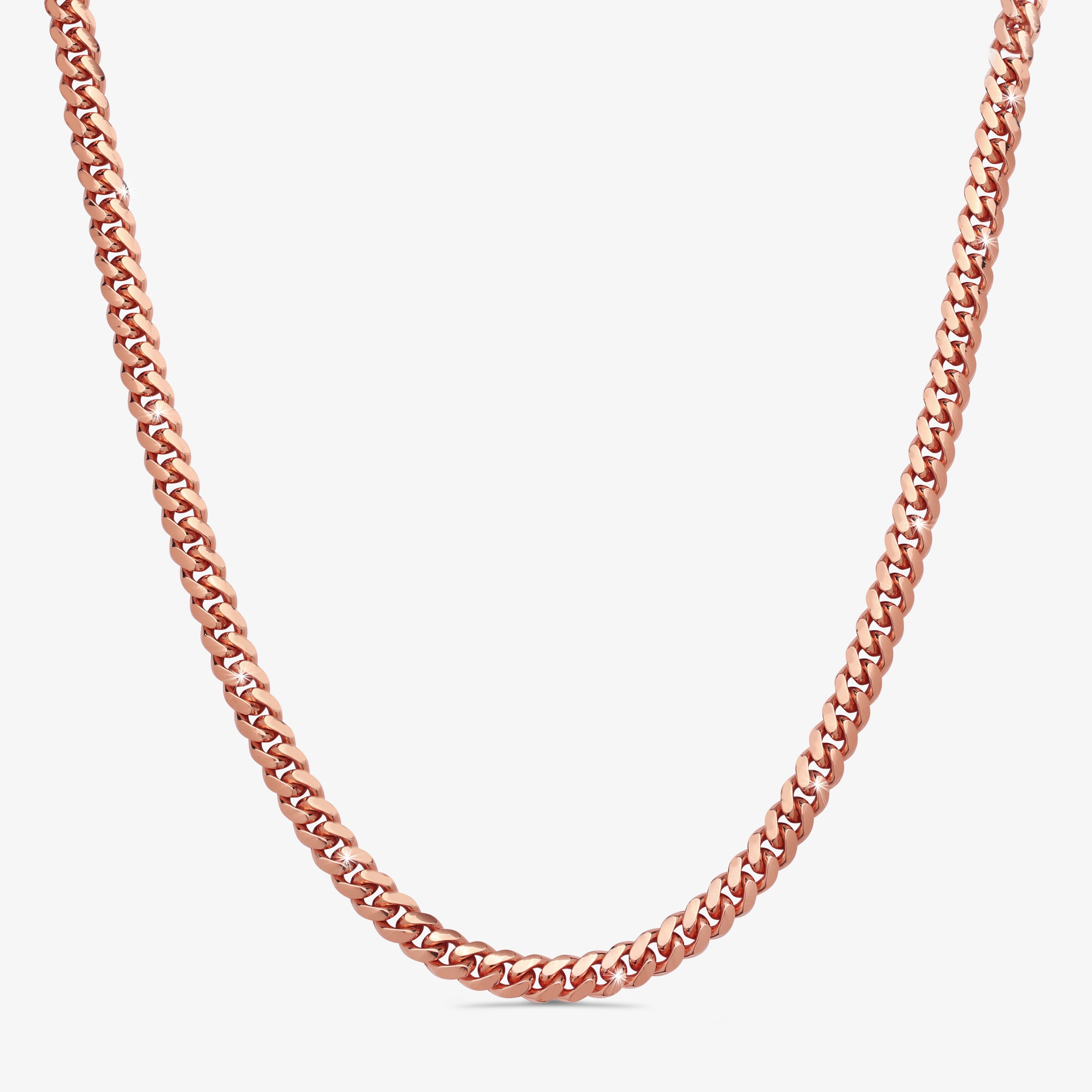 9mm-Silver-Cuban-Link-Box-Clasp-Chain-Rose-Gold-a 9mm Silver Cuban Link Box Clasp Chain Rose Gold - a