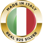 Banner 2 made in italy 925 gold