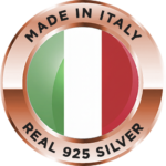 Banner 2 made in italy 925 rose gold