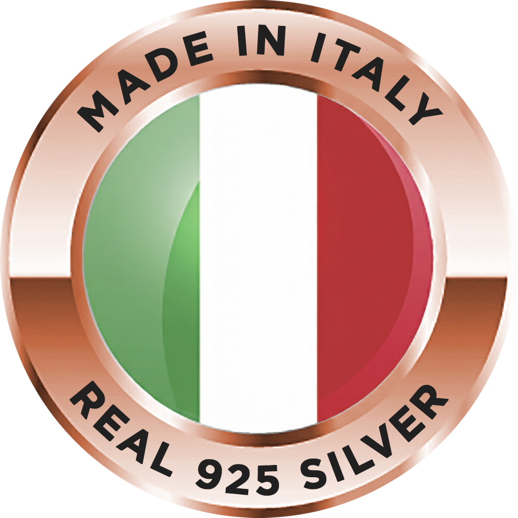 Banner 2 made in italy 925 rose gold