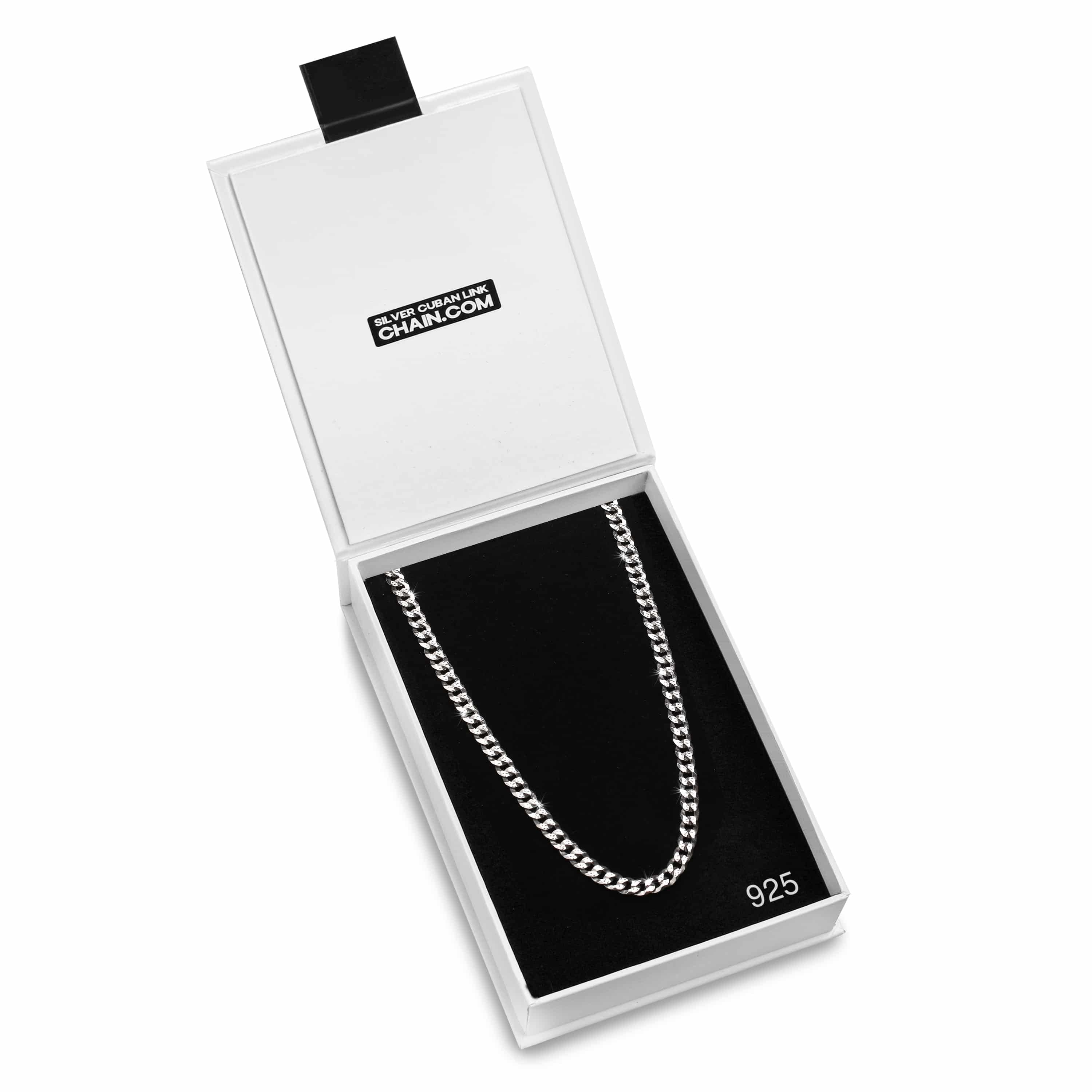 Flat-Cuban-Link-Diamond-Cut-Chain-5mm Flat Cuban Link Diamond Cut Chain 5mm